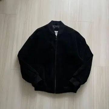 스웨이드 봄버 자켓