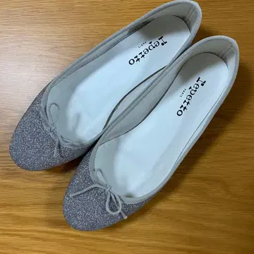 Repetto 실버 발레 슈즈