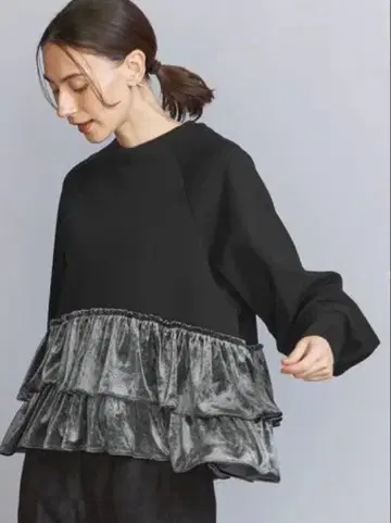 뷰티앤유스 맨투맨 x 벨로아 티어드 풀오버