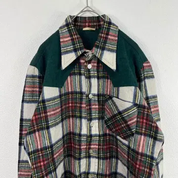 프랑스제 70s~80s 웨스턴 플란넬 셔츠 빈티지