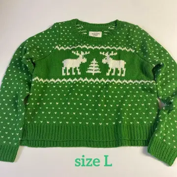 아바클로 니트 스웨터 SIZE L