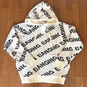 택 포함 새상품 GYDA 니트 후드티