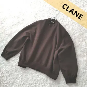 CLANE 클라네 브라운 풀오버 하이넥 티셔츠