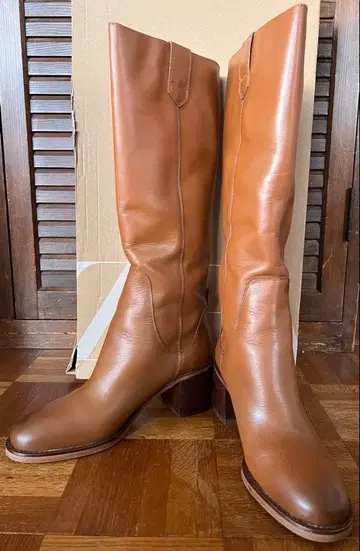 ZARA 자라 가죽 부츠 브라운 미사용 새상품