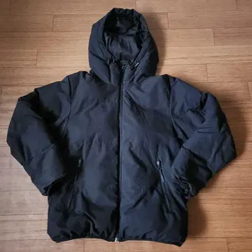 GU 후드 부착 다운 자켓 M 남녀 공용