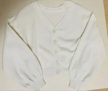 rienda 화이트 가디건 프리 사이즈