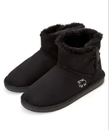 moz 퍼 블랙 어그 부츠