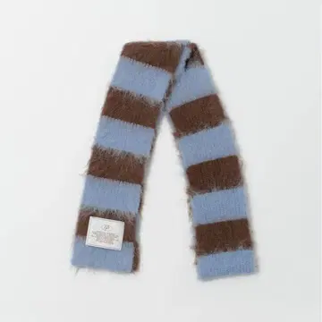 [ 미사용 새상품 ] Border muffler blue border