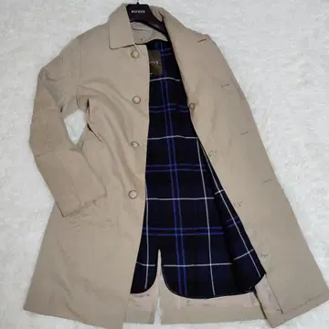 새상품급 매킨토시 던켈드 스텐칼라 라이너 포함 베이지 36