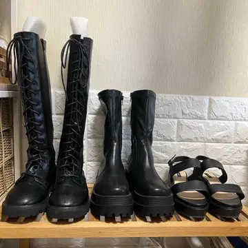 롱 부츠 숏부츠 샌들 3개 묶음 판매