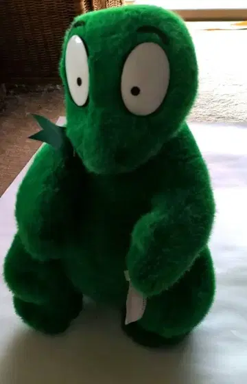 헤이세이 레트로 봉제 인형 그린 컬러 공룡