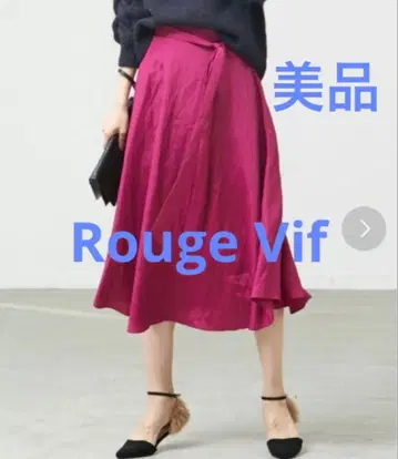 Rouge Vif 플레어 스커트