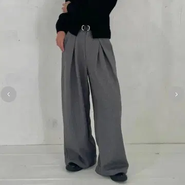 TT*NAT 턱 팬츠 L 그레이 natsuki