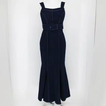 snidel 코르셋 머메이드 점프스커트 데님