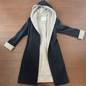 마이 스트라다 후드 부착 롱 코트