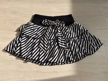 리즈리사 LIZLISA 미니 스커트 스트라이프 리본 y2k