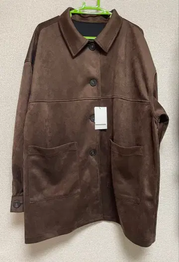 duei 스웨이드 라이크 오버 자켓