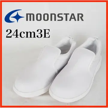 O6828*새상품*MOONSTAR*슬립온*코크 슈즈*24cm 3E