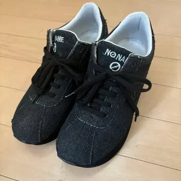 NO NAME 다크 데님 스니커즈 23.5cm