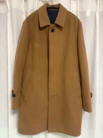 [ 새상품급 ] TRANS CONTINENTS 울 코트 브라운