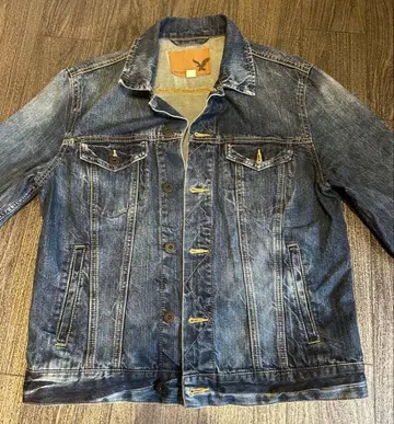 American Eagle 데님 자켓 다크 블루