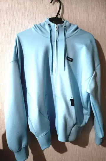 하뉴 유즈루 RE_PRAY 지퍼 후드티 스카이블루 S 사이즈