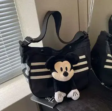 미키마우스 봉제 인형 포함 숄더백