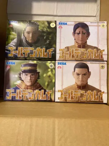 골든 카무이 쵸코노세 피규어 4체 세트