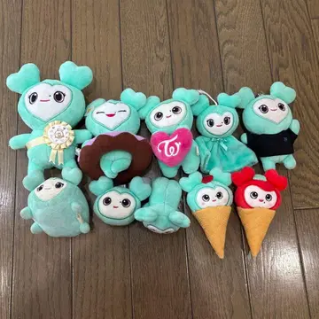TWICE 러블리 봉제 인형 마스코트 세트