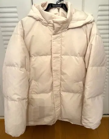 URBAN RESEARCH DOORS 아이보리 다운 자켓