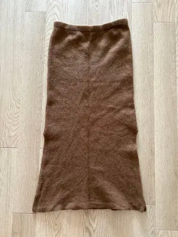 enrica 엔리카 니트 롱 스커트 브라운