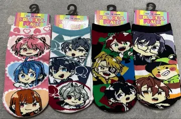 컬러풀 피치 카라피치 삭스 4족 세트 19~24cm 새상품 키즈