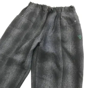 미사용 새상품급! 일본제 South2 West8 옴브레 체크 이지 팬츠