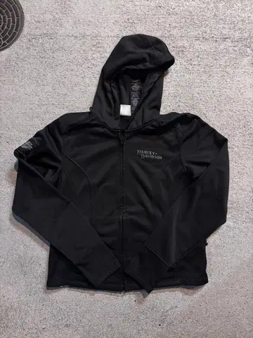 Harley-Davidson double zip hoodie y2k