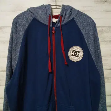 DC SHOES 풀 집업 후드티 L 네이비 USA 구제 의류