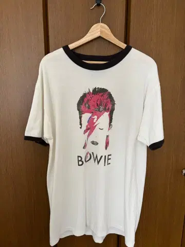 데이비드 보위 T셔츠 화이트