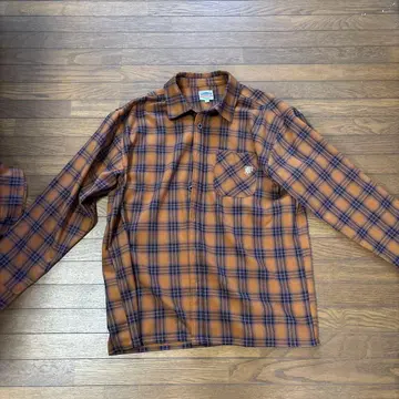 Kustomstyle 체크 무늬 플란넬 셔츠 셋업