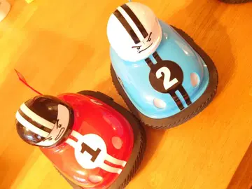 레이스카풍 완구 빨간색 파랑 1 2