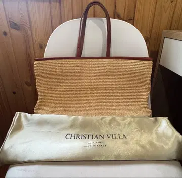 CHRISTIAN VILLA 바스켓백 미사용 새상품