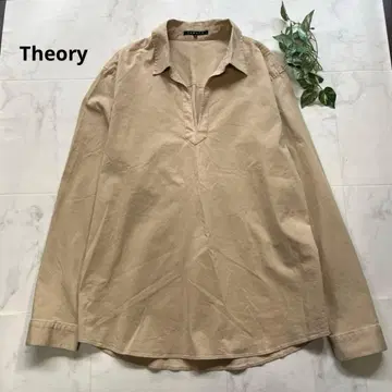 띠어리 theory 스키퍼 셔츠 사이즈 42 남성용 베이지