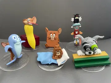톰과 제리 피규어 6개 세트 happy 복권