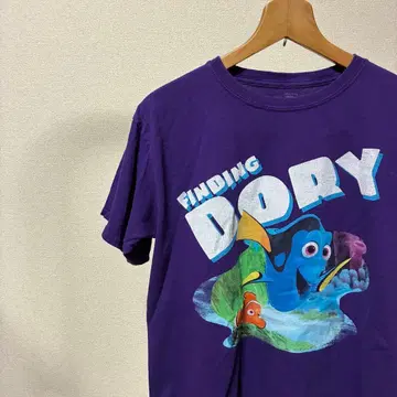 Disney 파인딩 도리 티셔츠 퍼플 XL