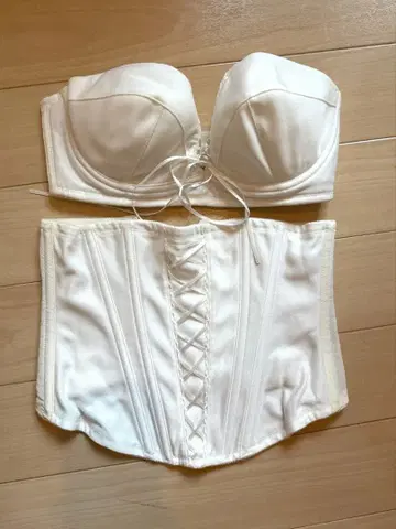 브라이덜 이너 브라 코르셋 세트 D75