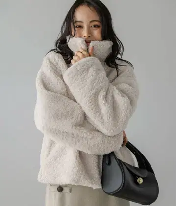 보아 자켓 라이트 그레이