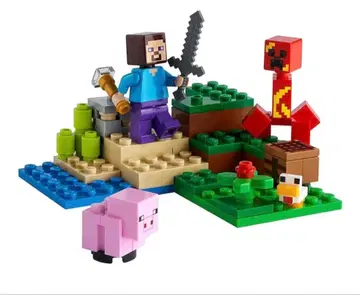 레고(LEGO) 마인크래프트 크리퍼와의 대결 21177 새상품급