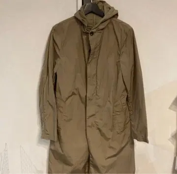 COMME CA ISM 카키 스텐카라 코트 M