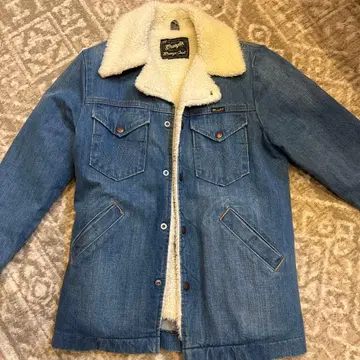 WRANGLER 데님 자켓 보아 자켓 XS 랭글러