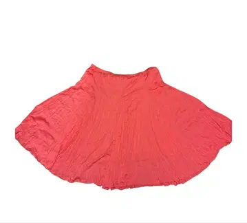 코랄 핑크 플레어 스커트 L 사이즈 레어