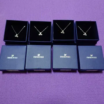 Swarovski 펜던트 목걸이 4세트