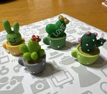 자동차 장식 4점 세트